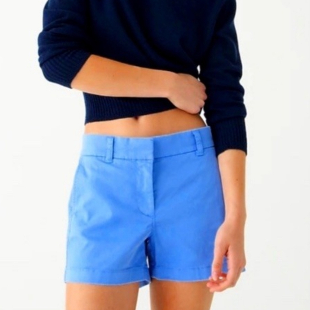 J. Crew Chino 6" Blue Shorts Size 6